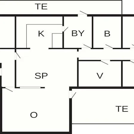 Prázdninový dům 9 Person In Romo *